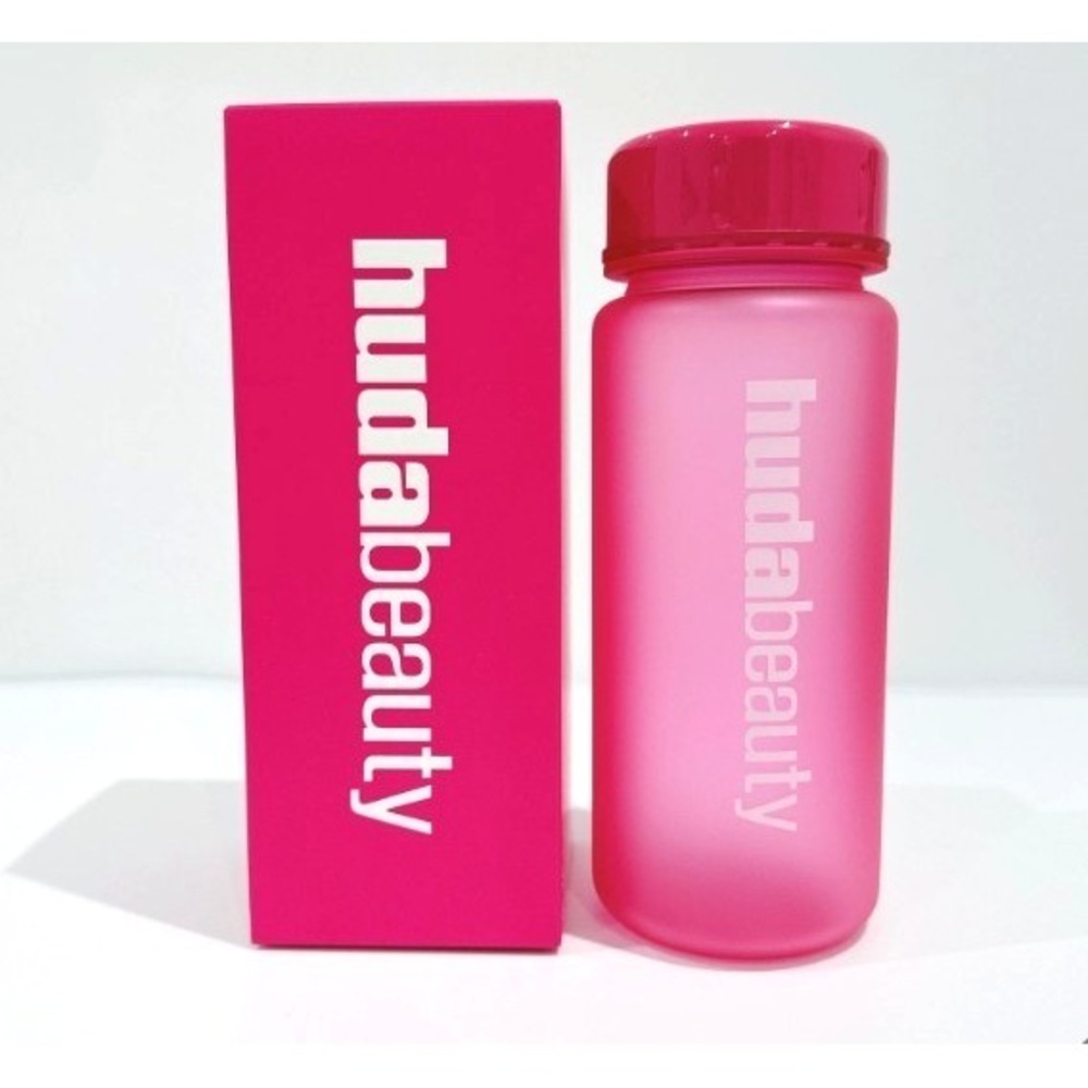 HUDA Beauty Pink Water Bottle 18 Oz. Limited Edition Sold Out